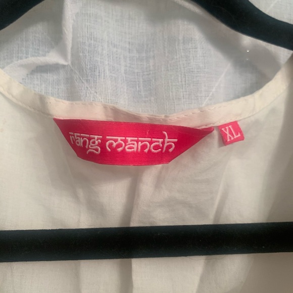 Rang Manch White/cream tunic w/colorful details - Picture 5 of 10